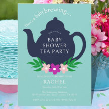 Een Baby is het Baby shower van de Tea Party