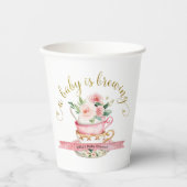 Een Baby is het Breken van de kopjes van het Docum Papieren Bekers (Voorkant)