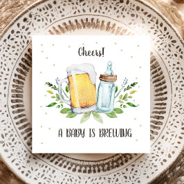 Een Baby is het Breken van Grieks Baby shower van Servet