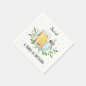 Een Baby is het Breken van Grieks Baby shower van  Servet (Hoek)