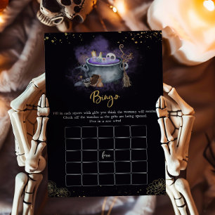 Een Baby is het brouwen Spooky Halloween Bingo Gam