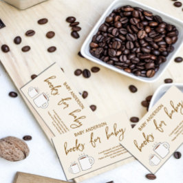 Een Baby is het brouwen van Baby shower boeken voo Informatiekaartje