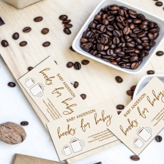 Een Baby is het brouwen van Baby shower boeken voo Informatiekaartje