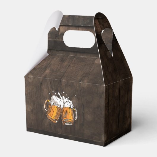 Een Baby is het brouwen van Baby shower gunst box Bedankdoosjes (Achterkant)