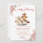 Een Baby is het brouwen van bloementhee Party Baby Kaart (Voorkant)