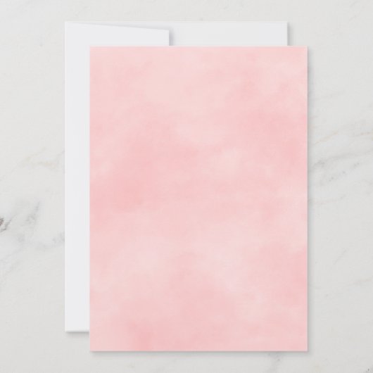 Een Baby is het brouwen van bloementhee Party Baby Kaart (Achterkant)