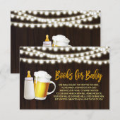 Een Baby is het brouwen van boeken voor Baby Kaart (Voorkant / Achterkant)