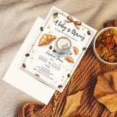 Een Baby is het brouwen van brunch & koffie Baby s Kaart