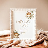 Een Baby is het brouwen van Coffee Bar Sign | Coff Poster