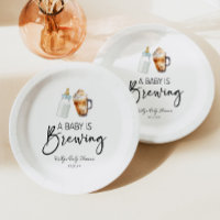 Een Baby is het brouwen van fles koffie glas Baby