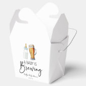 Een Baby is het brouwen van flessenglas Baby showe Bedankdoosjes (Geopend)