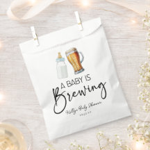 Een Baby is het brouwen van flessenglas Baby showe