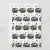 Een Baby is het brouwen van groen Halloween Baby s Kaart (Achterkant)