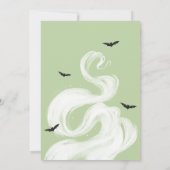 Een Baby is het brouwen van groen Halloween Baby s Kaart (Achterkant)