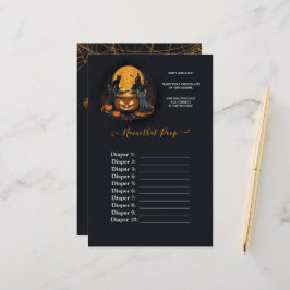 Een Baby is het brouwen van Halloween Baby shower