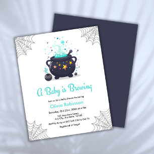 Een Baby is het brouwen van Halloween Baby shower