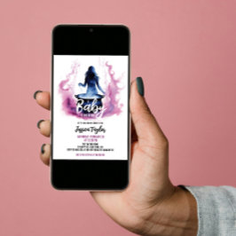 Een Baby is het brouwen van heks ketel roze Baby s Kaart