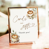 Een Baby is het brouwen van Kaarten en geschenken  Poster