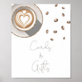 Een baby is het brouwen van koffie Baby shower Kaa Poster (Voorkant)