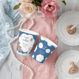 Een Baby is het brouwen van koffie Baby shower uit Papieren Bekers