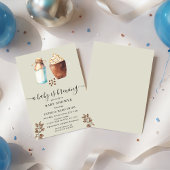 Een Baby is het brouwen van koffie & melk Baby sho Kaart