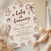 Een Baby is het brouwen van koffie met de hand get Kaart