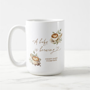 Een Baby is het brouwen van koffie Mok   gepersona
