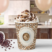 Een Baby is het brouwen van koffiekopje & bonen Ba Papieren Bekers