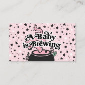 Een Baby is het brouwen van luier loterij ticket b Informatiekaartje (Achterkant)