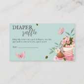 Een Baby is het brouwen van luier Raffle Baby show Informatiekaartje (Voorkant)