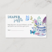 Een Baby is het brouwen van luier Raffle Baby show Informatiekaartje (Voorkant)