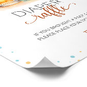 Een Baby is het brouwen van Luier Raffle Baby show Poster (Hoek)