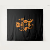 Een Baby is het brouwen van moederschap Halloween  Wandkleed (Voorkant (horizontaal))