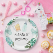 Een Baby is het brouwen van papier Bord (Feest)