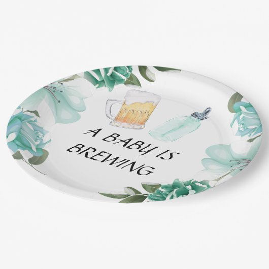 Een Baby is het brouwen van papier Bord (Gekanteld)