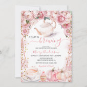 Een Baby is het brouwen van Tea Pumpkin Girl Baby  Kaart (Voorkant)