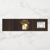 Een Baby is het brouwen van water flesetiket Waterfles Etiket (Enkel label)