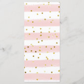 Een Baby is het Menu van het Baby shower van de Pa (Achterkant)