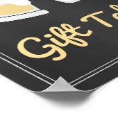 Een Baby is het Teken van de Cadeauslijst van het  Poster (Hoek)