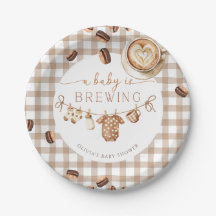 Een baby is het zetten van koffie Baby Shower