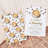 Een baby is in aantocht Baby Shower Kaart