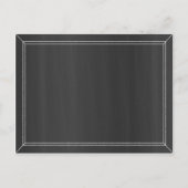 Een baby is in aantocht baby shower voorspellingen uitnodiging briefkaart (Achterkant)