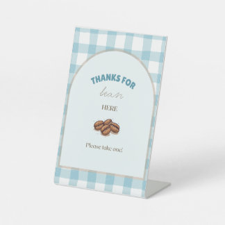 Een baby is in de maak Baby Shower Feest Favoriete Reclamebord Met Voetstuk