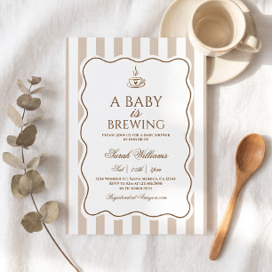 Een Baby Is in de maak Baby Shower Kaart
