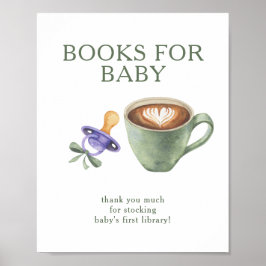 Een baby is in de maak Boeken voor baby Poster