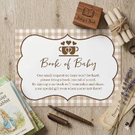 Een baby is in de maak - Breng een boek in plaats  Informatiekaartje