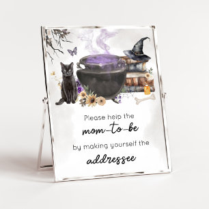 Een baby is in de maak Heksen Envelope Station Bor Poster