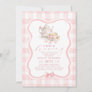 Een Baby is in de maak Meisje Baby Shower Roze The Kaart