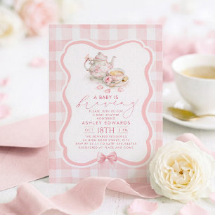 Een Baby is in de maak Meisje Baby Shower Roze The Kaart