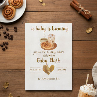 Een baby is in de maak. Uitnodiging voor baby show